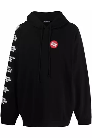 RAF SIMONS Oversized patch-embellished hoodie
