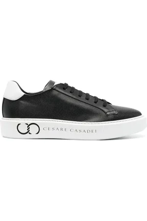 Casadei Men Sneakers - Two-tone lace-up sneakers