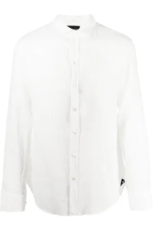 Emporio Armani Long-sleeved linen shirt