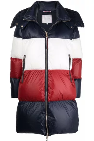 Tommy Hilfiger Colour-block puffer coat