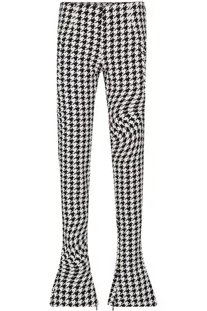 OFF-WHITE Psychedelic houndstooth-print trousers