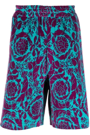 VERSACE Abstract pattern Bermuda shorts