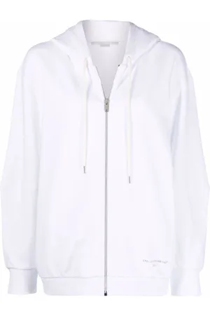 Stella McCartney Logo plaque drawstring hoodie