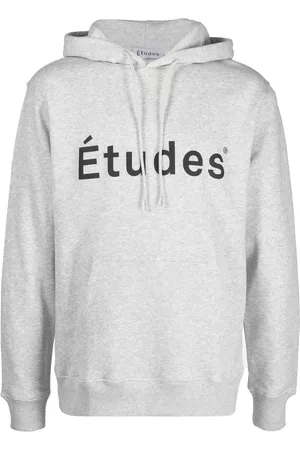 Etudes Logo-print detail hoodie