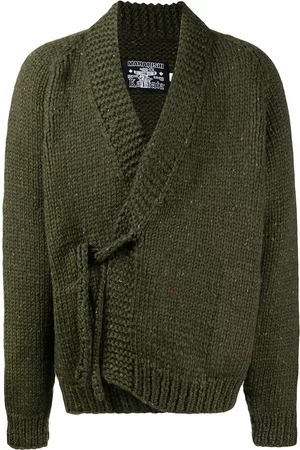 Maharishi Tie-fastened virgin wool cardigan