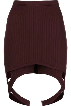 DION LEE Double Lock mini skirt