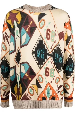 Etro Abstract-print woollen jumper