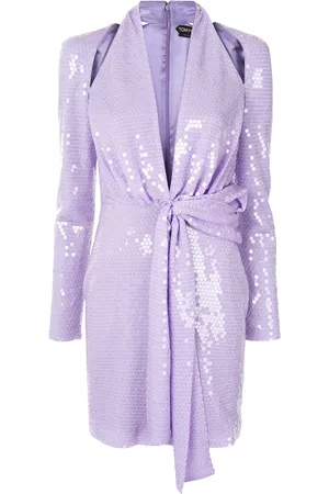 Tom Ford Sequin tie waist dress