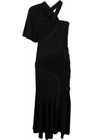 Stella McCartney Single-sleeve midi dress
