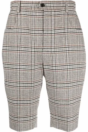 Saint Laurent Checked tailored shorts