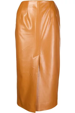 MATÉRIEL by Aleksandre Akhalkatsishvili Faux-leather pencil skirt