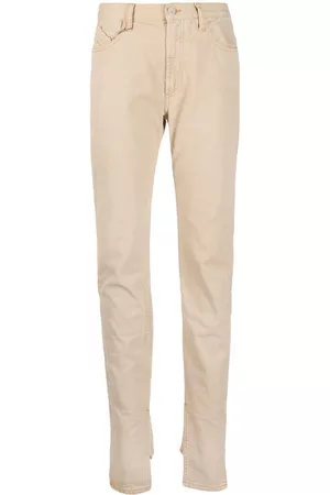 The Attico Slit-hem straight-leg jeans