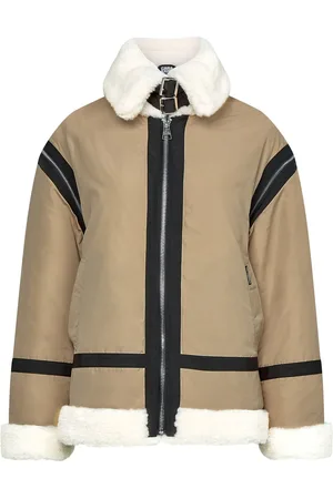 Karl Lagerfeld X Cara Delevingne faux-fur biker jacket