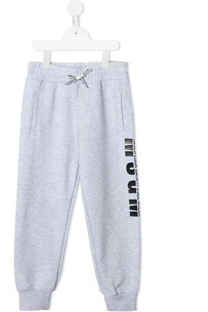 Msgm Logo print track pants