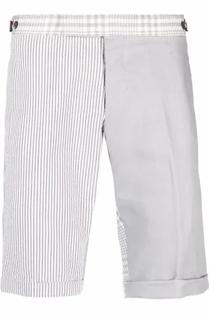 Thom Browne Low rise skinny side tab shorts