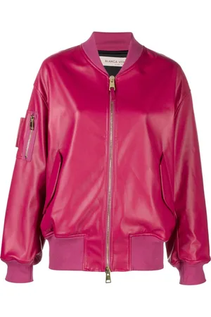 BLANCA Faux-leather bomber-jacket