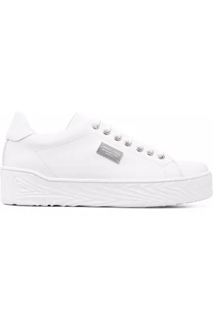 Philipp Plein Logo-plaque lace-up sneakers