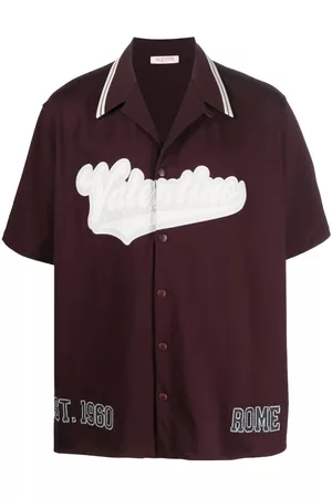 VALENTINO GARAVANI Logo-patch short-sleeve shirt