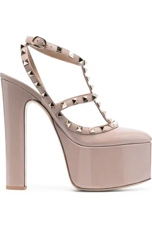 VALENTINO GARAVANI Rockstud 155mm platform pumps