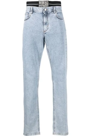 Roberto Cavalli Acid-wash denim jeans