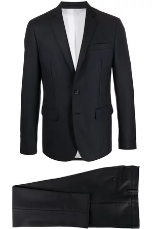 Dsquared2 Two-piece chevron wool twill suit