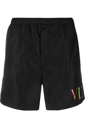 VALENTINO GARAVANI VLTN-print swim shorts