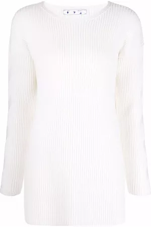 OFF-WHITE Ribbed-knit wool jumper