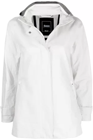 HERNO Linen hooded jacket