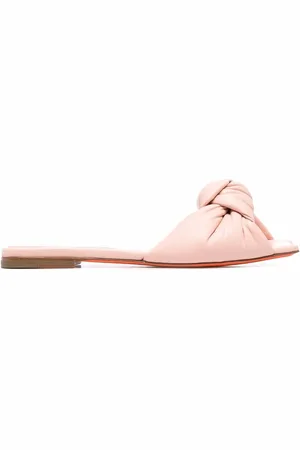 santoni Knot-detail leather sandals