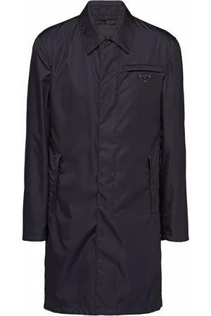 Prada Re-Nylon triangle-logo raincoat
