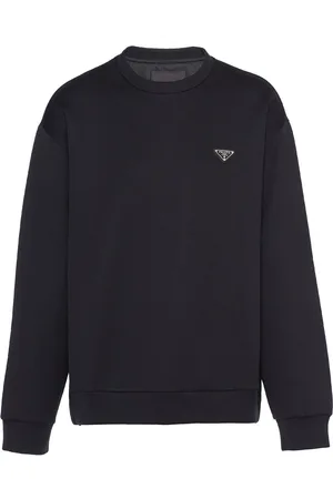 Prada Triangle-logo cotton sweatshirt