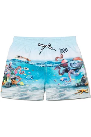 Molo Graphic-print swim shorts