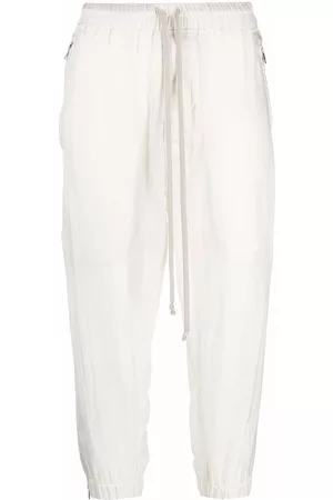 Rick Owens Cropped drawstring trousers