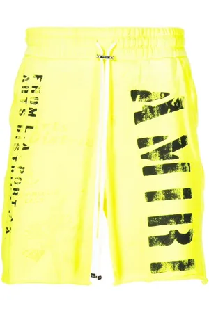 AMIRI Logo-print track shorts