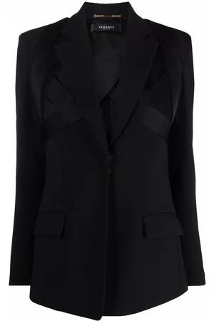 VERSACE Satin tailored blazer