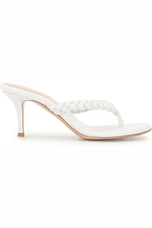 Gianvito Rossi 70mm Tropea braided thong sandals