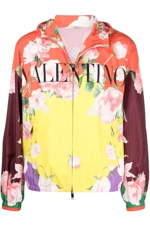 VALENTINO GARAVANI Floral-print hooded jacket