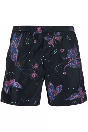 VALENTINO GARAVANI Butterfly-print swim shorts