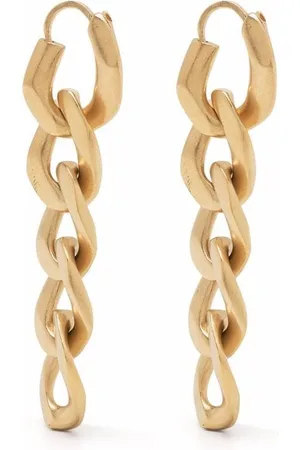 Maison Margiela Curb-chain drop earrings