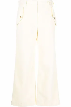 Kenzo Corduroy side flap-pocket trousers
