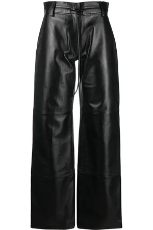 Manokhi Carla high-waisted leather pants