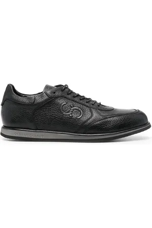 Casadei Debossed-logo low-top sneakers