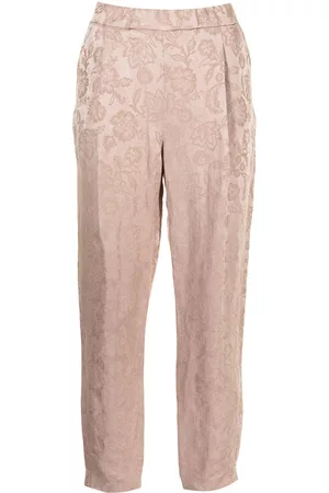 Fabiana Filippi High-rise cropped jacquard trousers