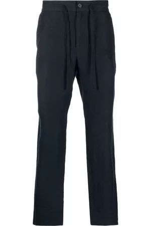 Vince Drawstring-waist four-pocket straight-leg trousers