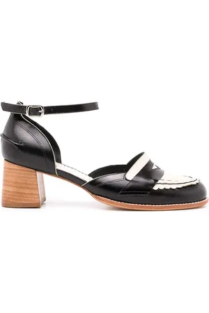 Sarah Chofakian Round-toe leather sandals