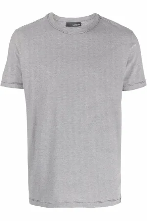 LARDINI Striped cotton T-shirt