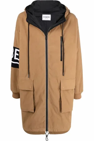 Iceberg Logo print parka