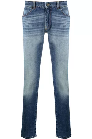 PT01 Low-rise straight-leg jeans