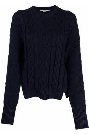Stella McCartney Long-sleeve cable-knit jumper