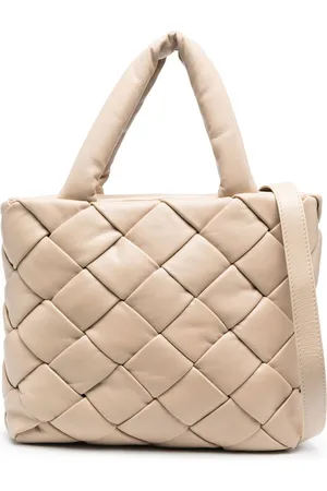 Officine creative Quilted leather tote bag